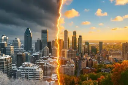 fort-contraste-thermique-à-Montréal-ce-lundi - Météo Québec : fort contraste thermique à Montréal ce lundi